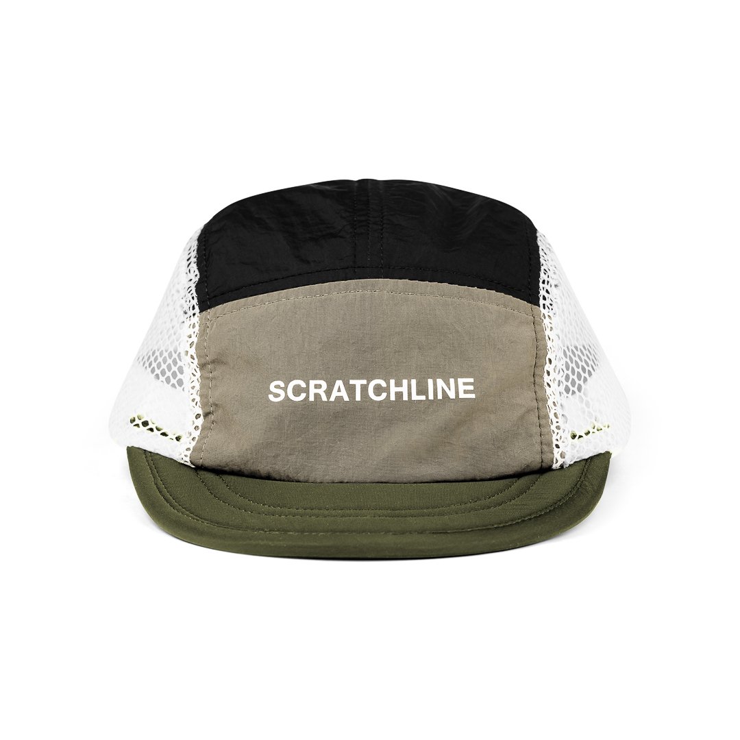 HUSTLE CAPS - BLACK GREEN (1)