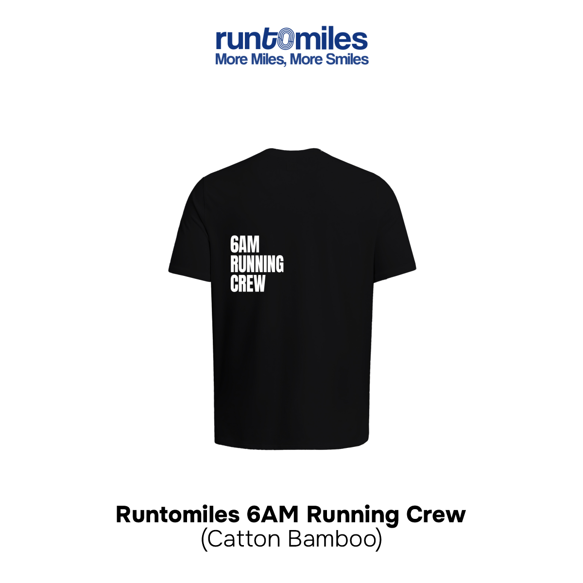 6AM Running Crew (catton) Belakang 6am Running Crew Tee