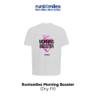 Morning Booster Tee – White (Dry-Fit)