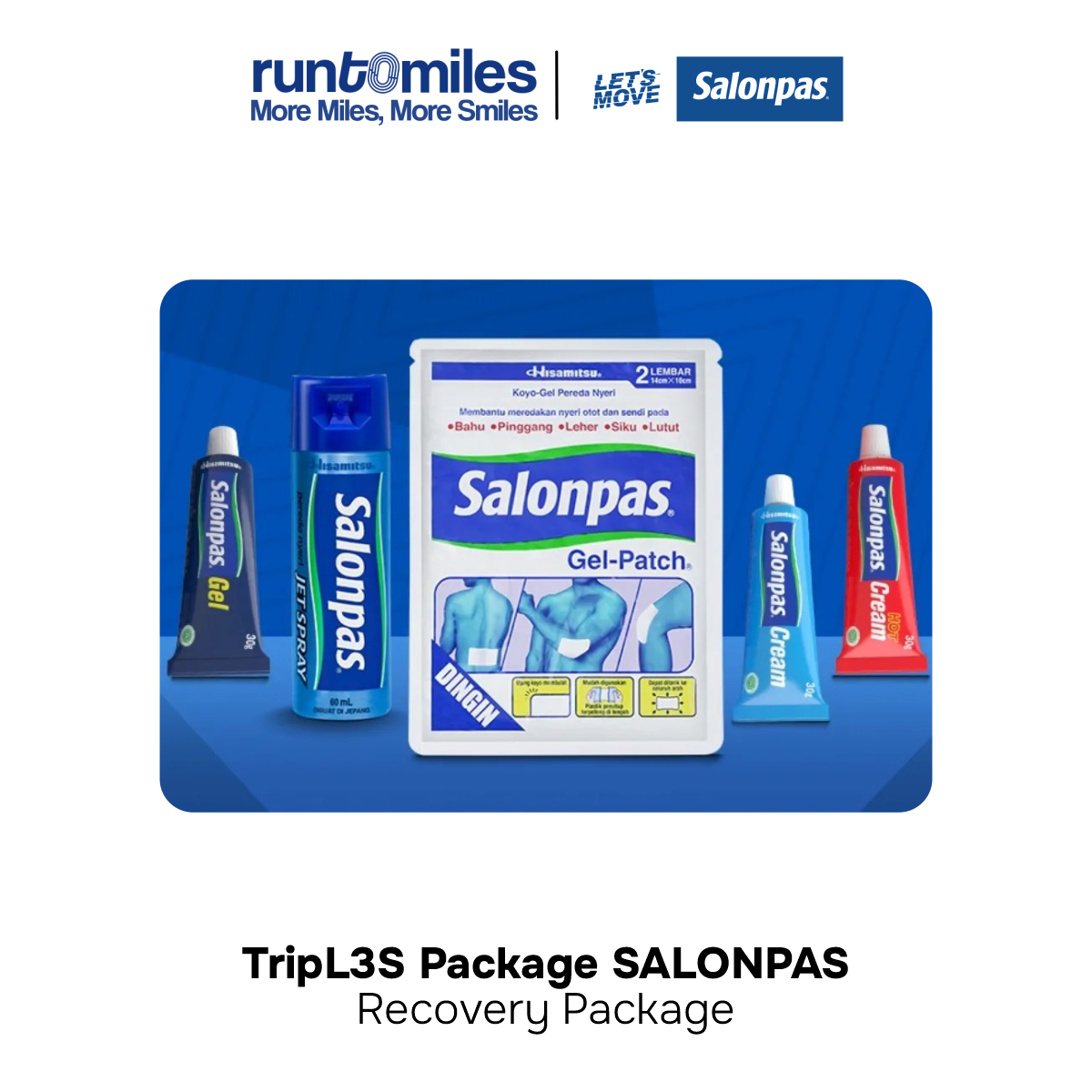 SLM DEPAN TripL3S Package SALONPAS