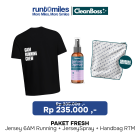 Paket Apparel Lari Runtomiles × CleanBoss – Paket Fresh