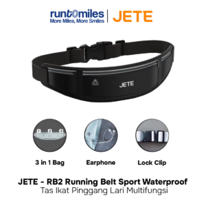 JETE - Running Belt Sport Waterproof Tas Ikat Pinggang Lari Multifungsi 100cm
